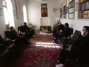 برگزاری جلسه هیئت رئیسه کانون مداحان بخش بسطام با امام جمعه