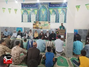 برگزاری مراسم ویژه  دهه کرامت در روستای بیت ترویح شوش