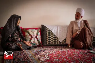دیدار با مادر شهید بزرگوار نورالله معافی در روستای اناردین شهرستان میاندرود