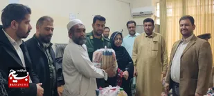 ۱۵۰بسته معیشتی بین پرسنل خدوم شهرداری سراوان توزیع شد