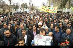 راهپیمایی حماسی 22 بهمن در اسدآباد