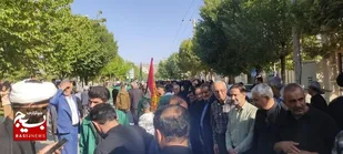 حرکت کاروان پیاده لردگان تا کربلا با بدرقه مردم و مسئولان