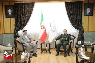 دیدار نوروزی سردار موحد با دکتر آقامیری