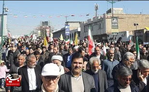 خروش مردم انقلابی و شهید پرور شهر قزوین در راهپیمایی بزرگ ۲۲ بهمن