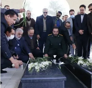 تجدید میثاق فرمانده سپاه و مسئولان ری با آرمان های شهدا
