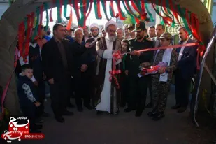 بازدید مسئول بسیج سازندگی سپاه عاشورا از نمایشگاه دفاع مقدس و اقتصاد مقاومتی در مرند