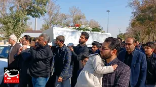 مراسم خاکسپاری و یادبود والده مکرمه سردار قریشی «حاجیه خانم جعفری»