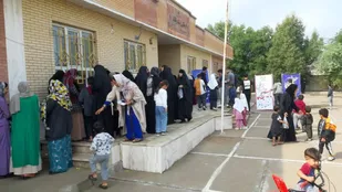 اردوی جهادی پزشکی با حضور پزشکان متخصص بسیجی در روستاهای بخش دشت عباس برگزار شد