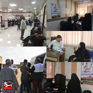 اعزام گروه پزشکی چند تخصصی به مناسبت هفته بسیج به مناطق محروم آبادان