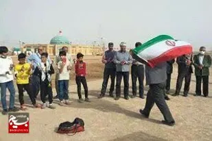 جهاد تبیین به زبان هنر/اجرای تئاتر خیابانی در یادمان فتح المبین