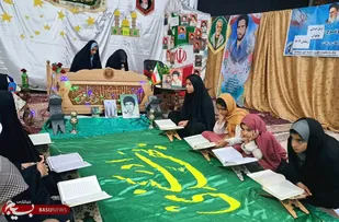 ترتیل&zwnj;خوانی دختران نوجوان دوراهک در شب&zwnj;های ماه رمضان