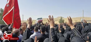 برگزاری آیین وداع و خاک&zwnj;سپاری شهید استوار یکم سعید اسدی