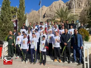برگزاری دوی امدادی رهروان مکتب سلیمانی