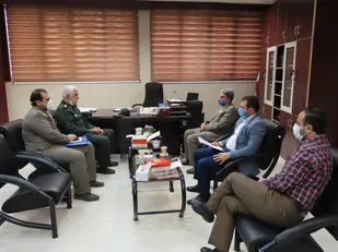 برگزاری جلسه بررسی تفاهم نامه آموزش سربازان در رشته های مرتبط با هلال احمر + عکس