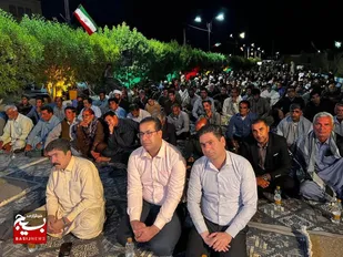 برگزاری یادواره شهدای گمنام و شهدای اقتدار ایران به همراه مراسم اولین سالگرد شهید سید حسن نصرالله در شهر چاه دادخدا