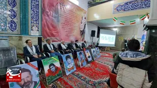 برگزاری دومین یادواره شهدای شهرک مصطفی آباد شهرستان نظرآباد