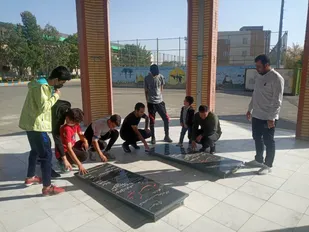 تجديد پيمان ورزشكاران بسيجي زنجاني با شهداي گمنام
