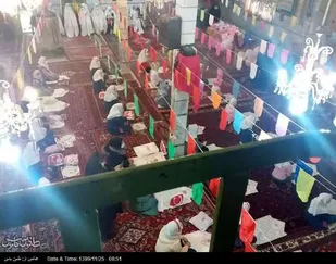 جشن  عبادت دختران حاج قاسم
