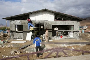 مراسم افتتاح اولین اسکان دائمی مردمان روستای کوئیک عزیز