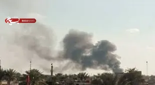 حمله موشکی دشمن آمریکایی به اطراف شهر آبادان