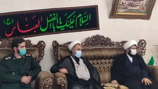 دیدار مسئولین شهرستان قدس با خانواده آزادگان