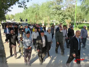 پیاده روی خانوادگی بسیجیان چادگان