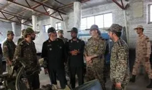 سردار کاظمینی از لشکرعملیاتی 27 حضرت محمد رسول ا...(ص)بازدید کرد