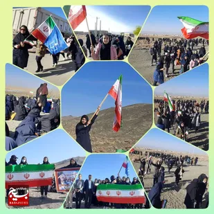 کوهپیمایی به مناسبت هفته بسیج دانش آموزی در بافت