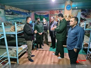بازدید فرمانده سپاه محمودآباد از کمپ ترک اعتیاد سرخ رود +تصاویر