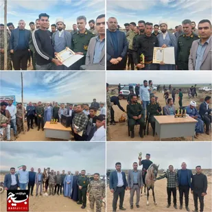 دومین دوره مسابقات کورس اسب  شهرستان کرخه برگزار شد