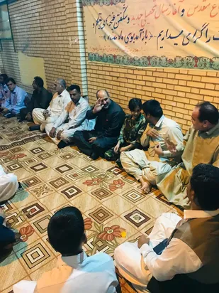 گفت&zwnj;وگوی شبانه فرمانده سپاه فنوج با مردم، بسیجیان و فرهنگیان؛ پای مطالبات مردم
