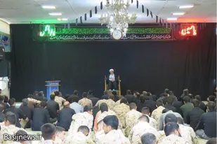 مراسم عزاداری ماه محرم در تیپ انصارالحسین(ع) همدان