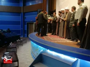 آیین تکریم و معارفه فرمانده حوزه بسیج قدس میامی+ تصاویر