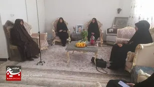 تجلیل از خانواده شهید امیر علی نخعی در زاهدان