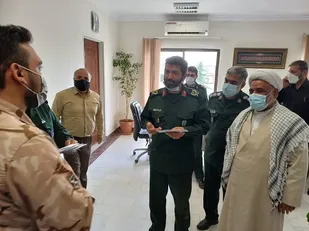 تجلیل از سربازان نمونه سپاه حضرت محمد رسول الله (ص) تهران بزرگ