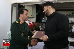 تقدیرفرمانده سپاه استان زنجان از قهرمان ورزشی وزنه برداری جوانان&zwnj; جهان