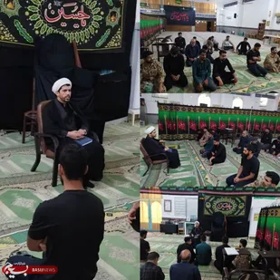 تبیین مفاهیم مقاومت و فرهنگ عاشورایی در جمع سربازان وظیفه شهرستان حاجی&zwnj;آباد