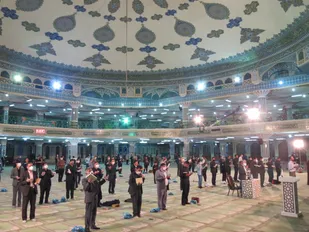 آئین سومین شب قدر در بام ایران برگزار شد