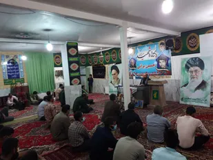 خوسف/برگزاری یادواره شهید حسین براتی در بخش ماژان