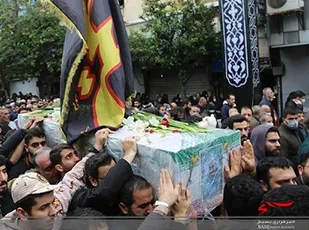 بدرقه شهید مدافع امنیت تا بهشت