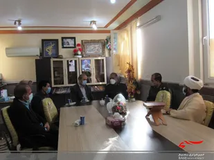دیدار مسئولین انتظامی و قضایی با فرمانده سپاه عنبرآباد