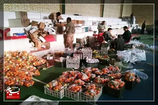 توزیع ۱۳۰۰ بسته معیشتی توسط سپاه ناحیه خرامه
