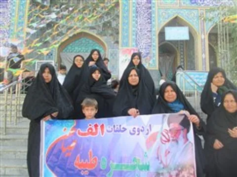 اردوی زیارتی بسیجیان پایگاه شاهد فاروج به مشهد مقدس