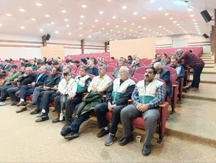 آیین تجلیل از خادمین موکب‌دار  شهمیرزاد برگزار شد
