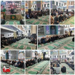 مراسم بزرگداشت شهادت آیت الله رئیسی و هیات همراه در روستای رکن کل