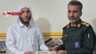 تجلیل از خانواده شهید اهل سنت در جاسک؛ نماد وحدت و ایثار