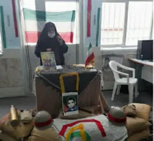 مراسم یادواره شهدا در پایگاه بسیج مهدیه برگزار شد