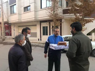 تقدیر بسیجیان از فرمانده سپاه شاهرود به مناسبت پنجم آذرماه