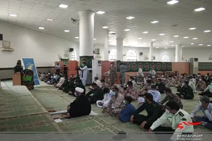 پاسداران و بسیجیان ایرانشهری در نماز جمعه شرکت کردند
