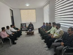 دیدار پزشکان بسیجی و مسئولین بسیج جامعه پزشکی با امام جمعه شهرستان بندرسیریک